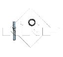 Condensator, climatizare NRF 35535</br>Piesa auto pentru Sistem de aer conditionat