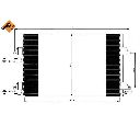 Condensator, climatizare NRF 35557</br>Piesa auto pentru Sistem de aer conditionat