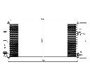 Condensator, climatizare NRF 35565</br>Piesa auto pentru Sistem de aer conditionat