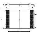 Condensator, climatizare NRF 35610</br>Piesa auto pentru Sistem de aer conditionat