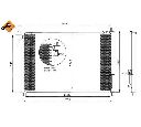 Condensator, climatizare NRF 35635
