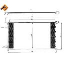 Condensator, climatizare NRF 35636