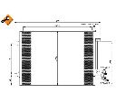 Condensator, climatizare NRF 35904</br>Piesa auto pentru Sistem de aer conditionat