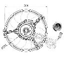 Ventilator, radiator NRF 47023</br>Piesa auto pentru Sistem de racire motor