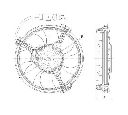 Ventilator, radiator NRF 47208</br>Piesa auto pentru Sistem de racire motor