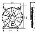 Ventilator, radiator NRF 47257