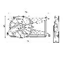 Ventilator, radiator NRF 47291</br>Piesa auto pentru Sistem de racire motor