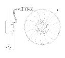 Ventilator, radiator NRF 47410