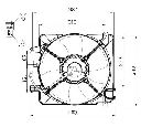 Ventilator, radiator NRF 47449</br>Piesa auto pentru Sistem de racire motor