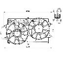 Ventilator, radiator NRF 47453