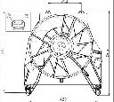 Ventilator, radiator NRF 47457</br>Piesa auto pentru Categorii
