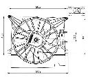 Ventilator, radiator NRF 47462</br>Piesa auto pentru Sistem de racire motor
