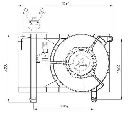 Ventilator, radiator NRF 47471</br>Piesa auto pentru Sistem de racire motor
