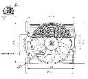 Ventilator, radiator NRF 47481</br>Piesa auto pentru Sistem de racire motor