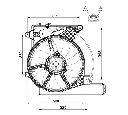 Ventilator, radiator NRF 47488</br>Piesa auto pentru Sistem de racire motor
