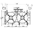 Ventilator, radiator NRF 47493</br>Piesa auto pentru Sistem de racire motor