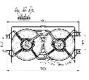 Ventilator, radiator NRF 47502