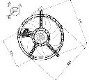 Ventilator, radiator NRF 47508