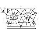 Ventilator, radiator NRF 47520</br>Piesa auto pentru Sistem de racire motor