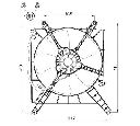 Ventilator, radiator NRF 47523