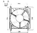 Ventilator, radiator NRF 47532</br>Piesa auto pentru Sistem de racire motor
