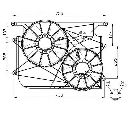 Ventilator, radiator NRF 47535