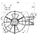 Ventilator, radiator NRF 47544