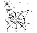 Ventilator, radiator NRF 47551
