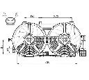 Ventilator, radiator NRF 47556</br>Piesa auto pentru Sistem de racire motor