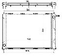 Radiator, racire motor NRF 50121