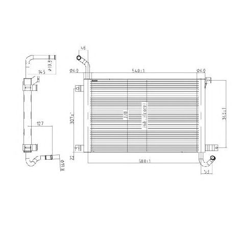 Radiator, racire motor NRF 50144</br>Piesa auto pentru Radiator racire apa/ ulei Radiator, racire motor NRF 50144</br>Piesa auto pentru Radiator racire apa/ ulei