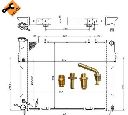 Radiator, racire motor NRF 50201