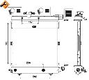 Radiator, racire motor NRF 50313