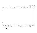 Radiator, racire motor NRF 503497