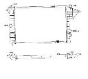 Radiator, racire motor NRF 503508</br>Piesa auto pentru Radiator racire apa/ ulei