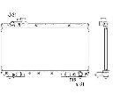 Radiator, racire motor NRF 503988