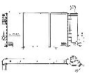 Radiator, racire motor NRF 50406
