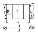 Radiator, racire motor NRF 50413