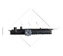 Radiator, racire motor NRF 504343