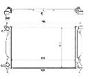 Radiator, racire motor NRF 50539