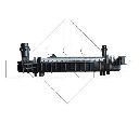 Radiator, racire motor NRF 50544