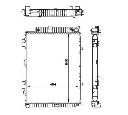 Radiator, racire motor NRF 50579