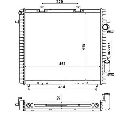 Radiator, racire motor NRF 507359