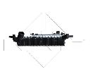 Radiator, racire motor NRF 507522</br>Piesa auto pentru Radiator racire apa/ ulei