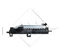 Radiator, racire motor NRF 507527</br>Piesa auto pentru Radiator racire apa/ ulei