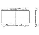 Radiator, racire motor NRF 507590</br>Piesa auto pentru Radiator racire apa/ ulei