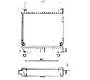 Radiator, racire motor NRF 507662