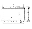 Radiator, racire motor NRF 507722