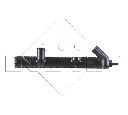 Radiator, racire motor NRF 509503A</br>Piesa auto pentru Radiator racire apa/ ulei