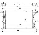 Radiator, racire motor NRF 509516</br>Piesa auto pentru Radiator racire apa/ ulei